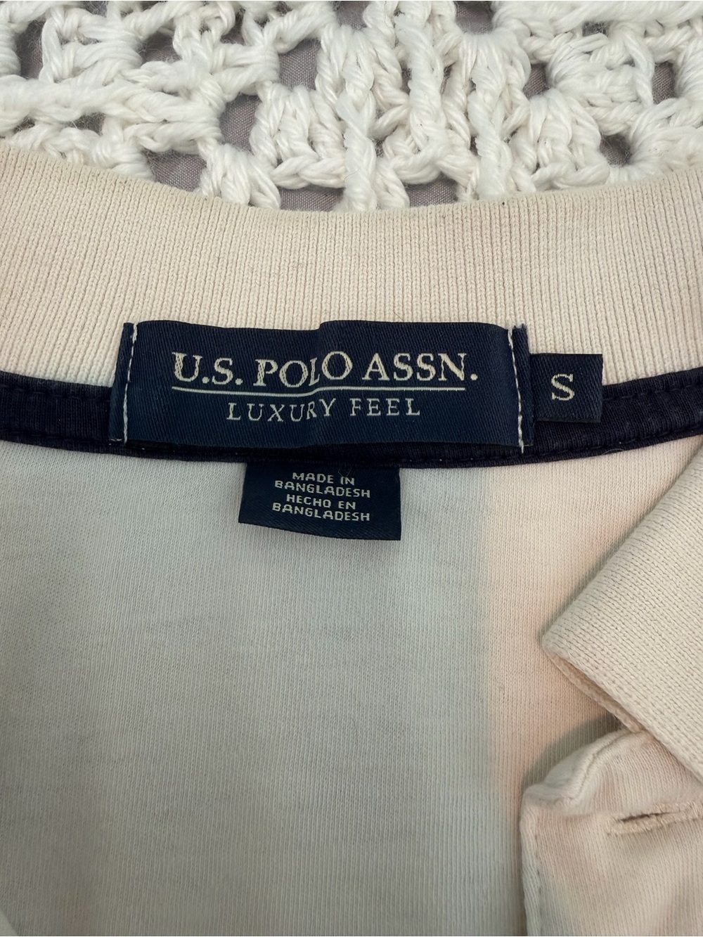U.S. Polo Assn. cream color polo shirt - Picture 4 of 4